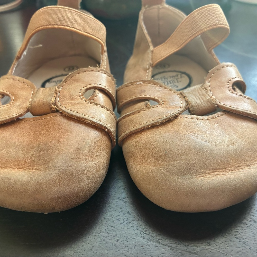 Charming Tan Toddler Dressy Shoes - Picture 2 of 3